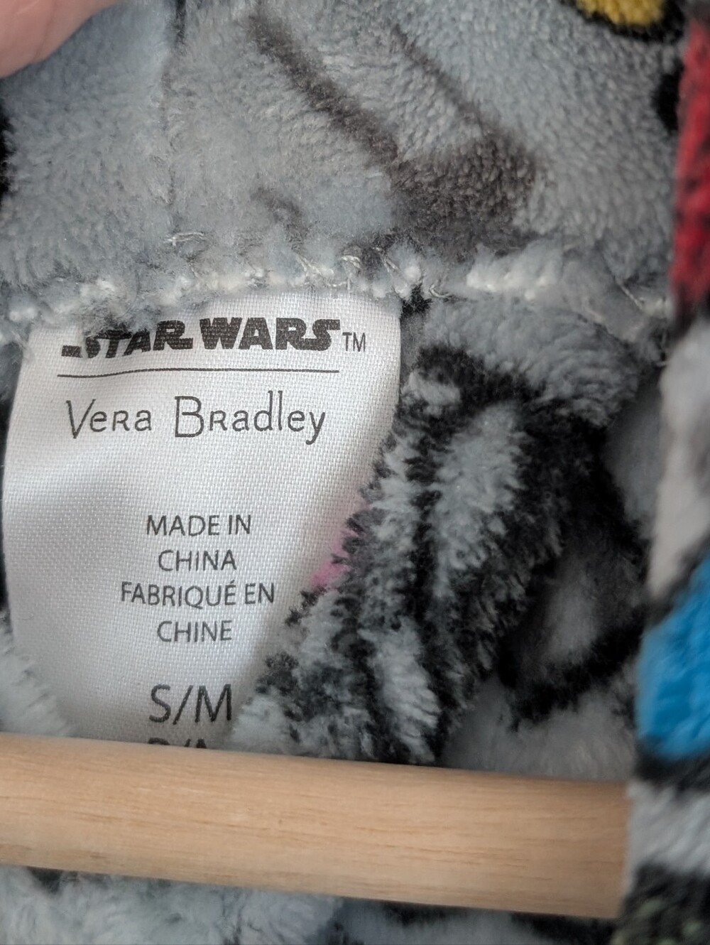 Vera Bradley X Star wars Small/Medium Bathrobe Far Far Away Fleece Hooded *Read - Picture 3 of 10